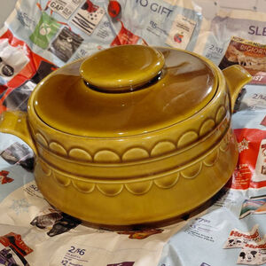 Coventry Castilian One Size Mustard Yellow Black Ceramic Serveware Set